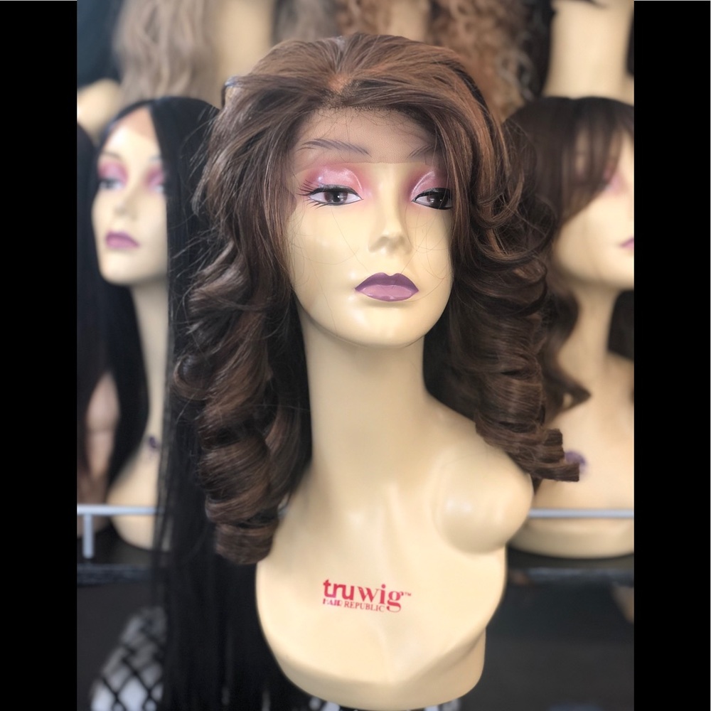Copper brown Lace wig petite cap 2020